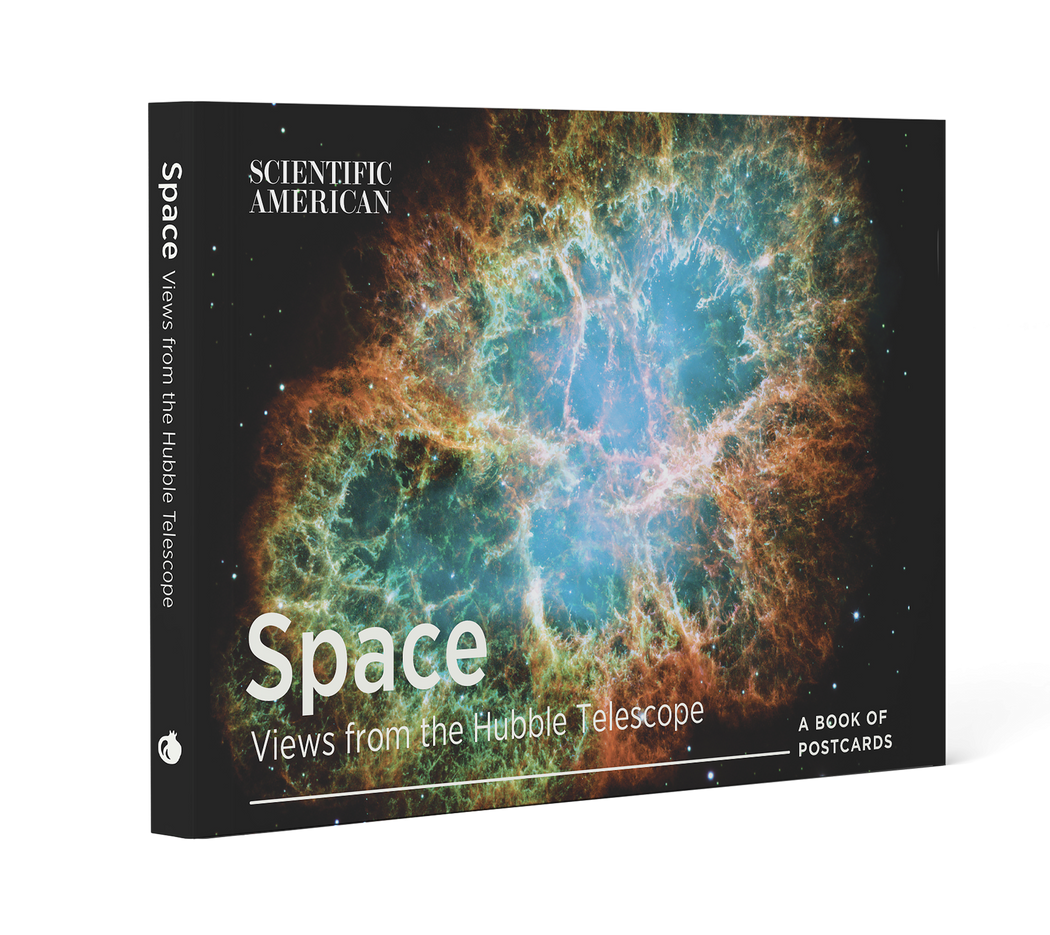 Space: Views from the Hubble Telescope Book of Postcards_Front_3D