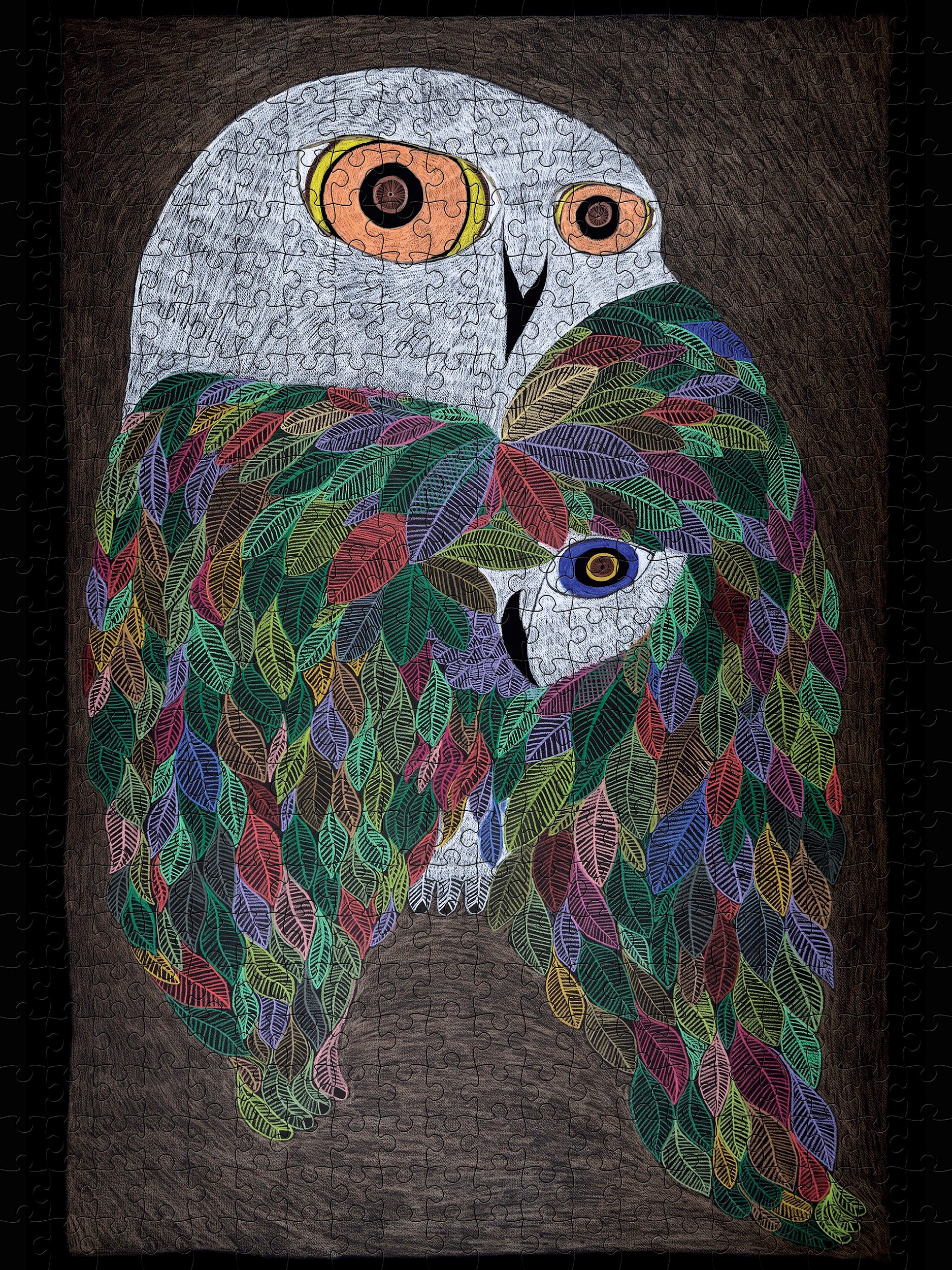 Ningiukulu Teevee: Colourful Wild Owl 500-Piece Jigsaw Puzzle