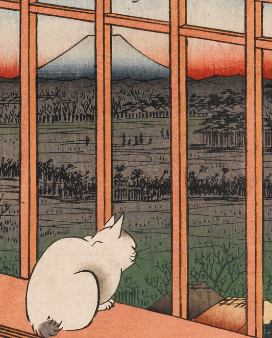 Hiroshige: Asakusa Ricefields and Torinomachi Festival Bookmark_Front_Flat