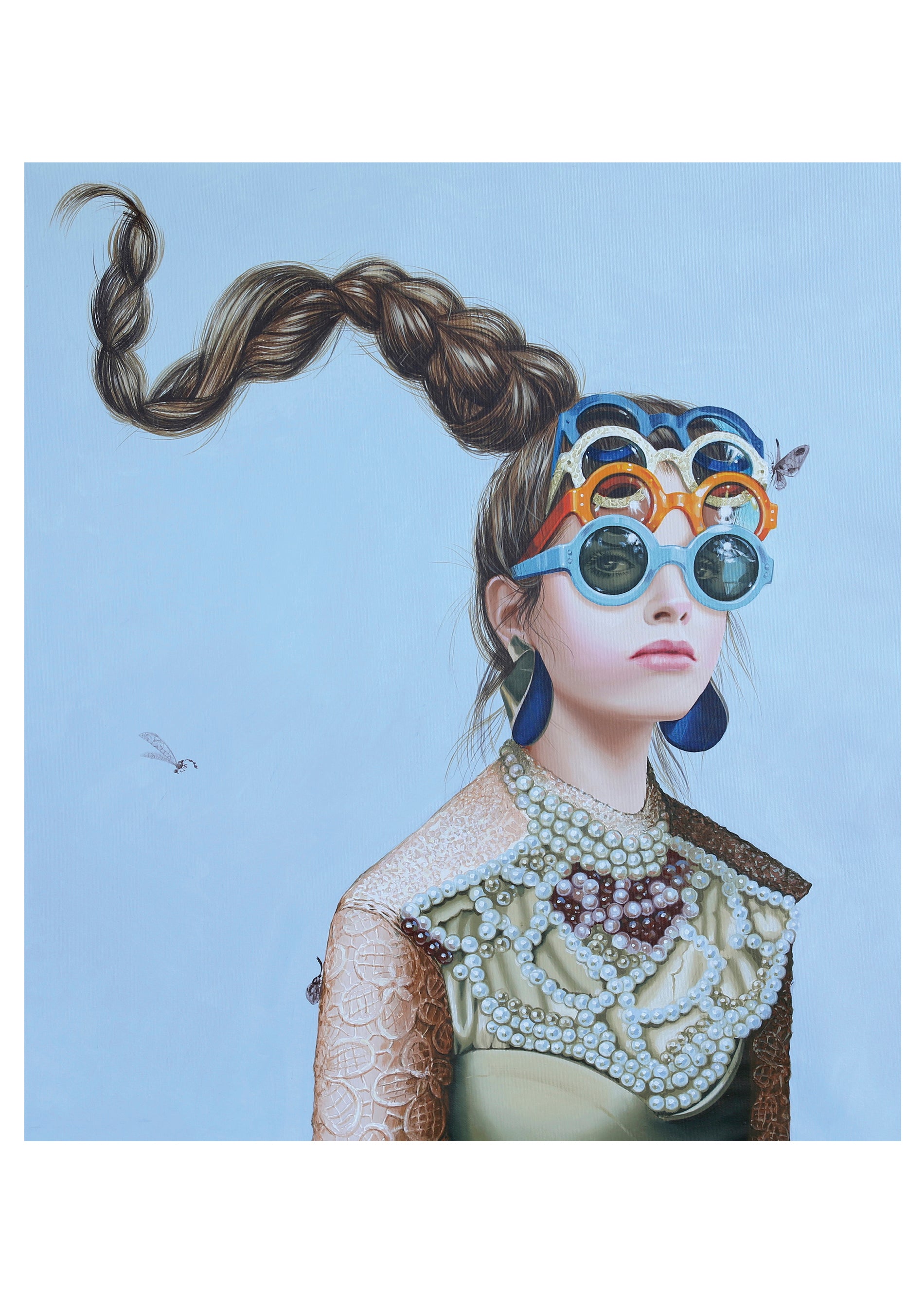 Carlos Gámez De Francisco Girl with Sunglasses Boxed Notecard
