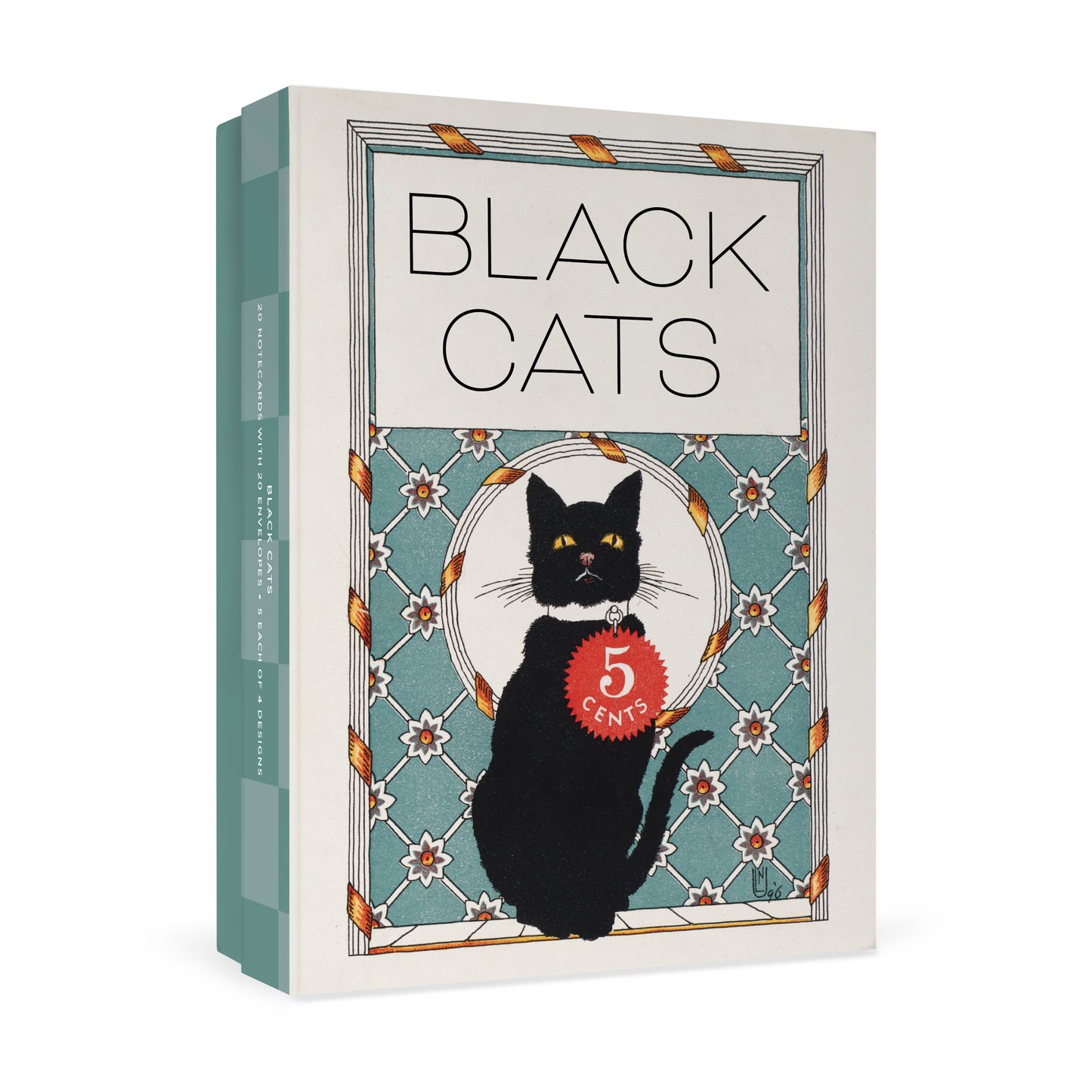 Black Cats Boxed Notecard Assortment_Front_3D