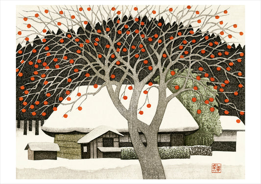 Kazuyuki Ohtsu: Remaining Persimmons Holiday Cards_Front_3D