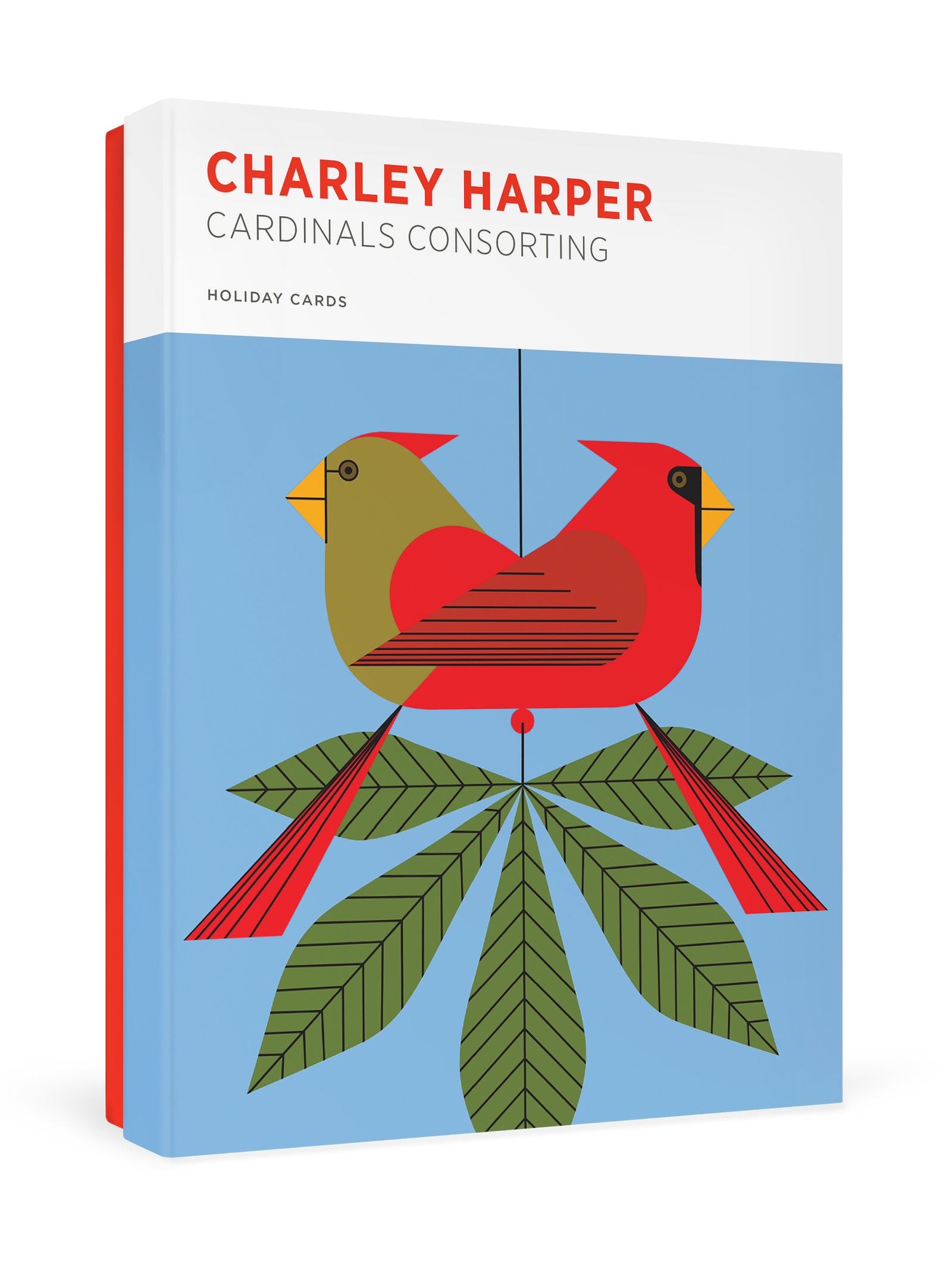 Charley Harper: Cardinals Consorting Holiday Cards – Pomegranate