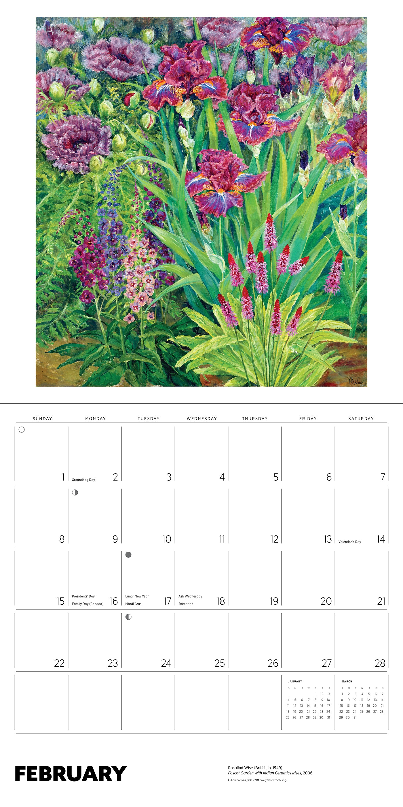 Rosalind Wise 2026 Wall Calendar_Interior_2