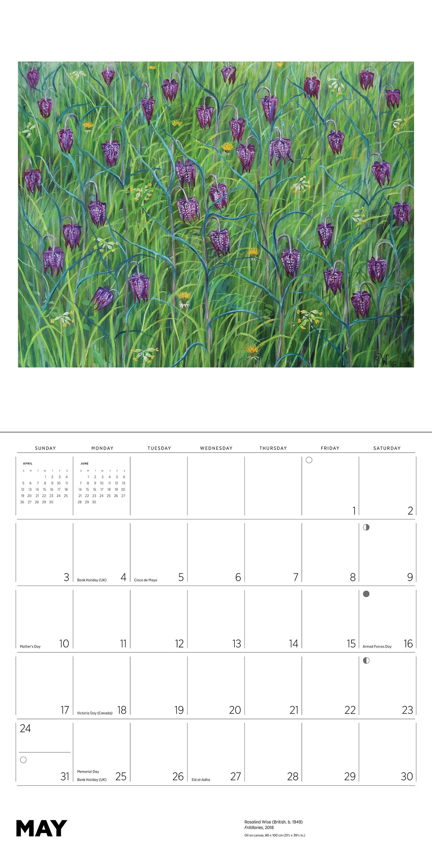 Rosalind Wise 2026 Wall Calendar_Interior_5