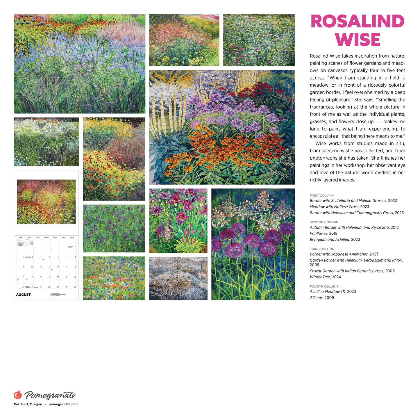 Rosalind Wise 2026 Wall Calendar_Back_Multipiece