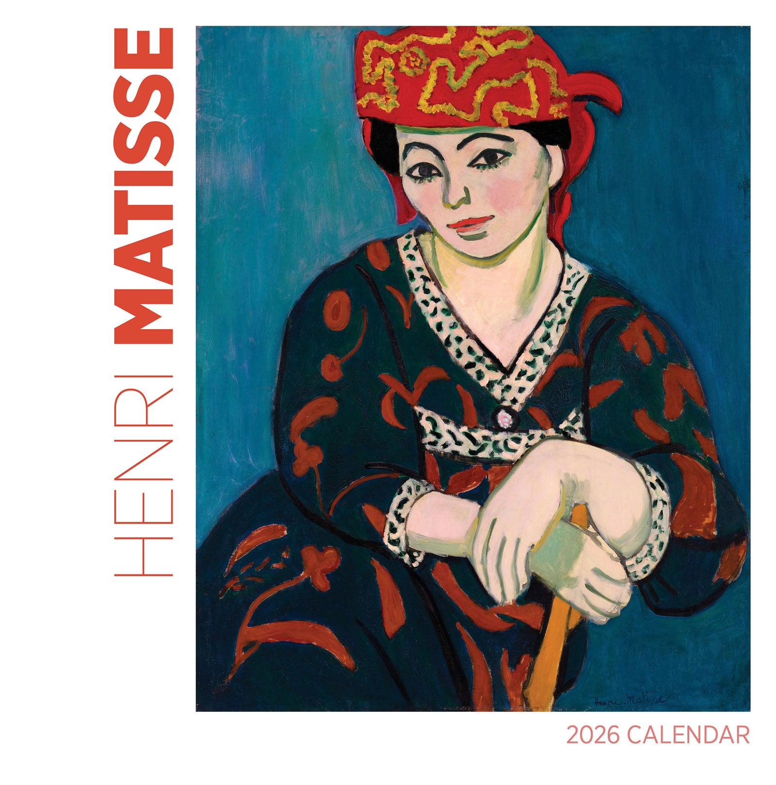 Henri Matisse 2026 Wall Calendar_Front_Flat