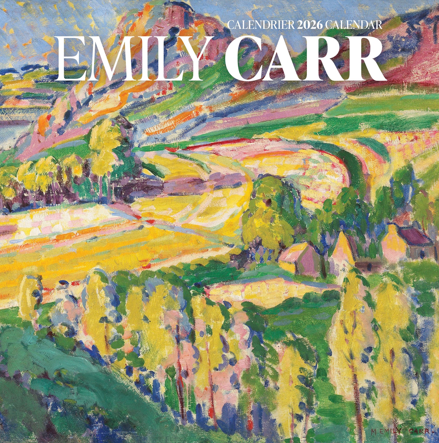 Emily Carr 2026 Wall Calendar_Front_Flat