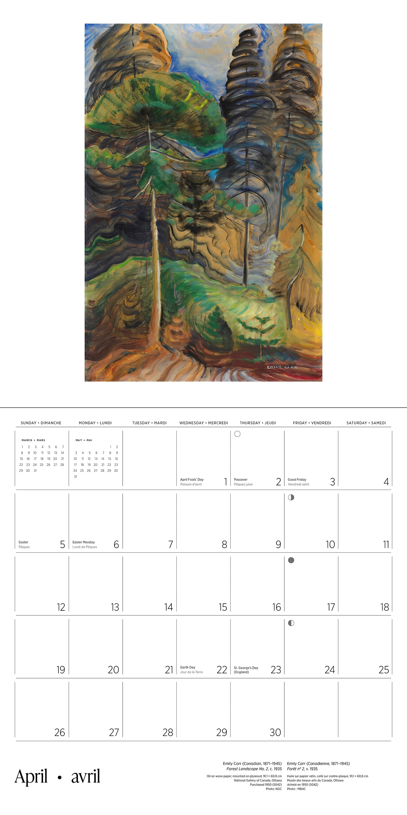 Emily Carr 2026 Wall Calendar_Interior_4
