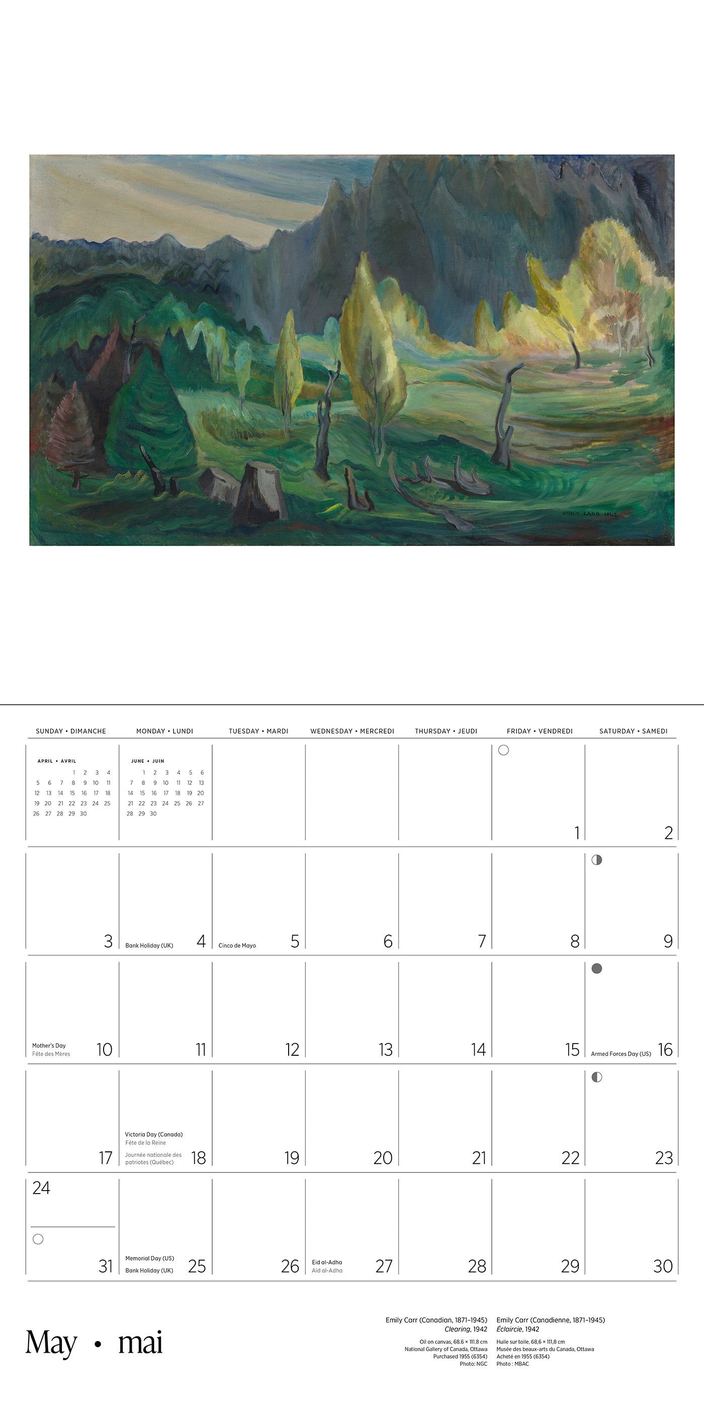 Emily Carr 2026 Wall Calendar_Interior_5