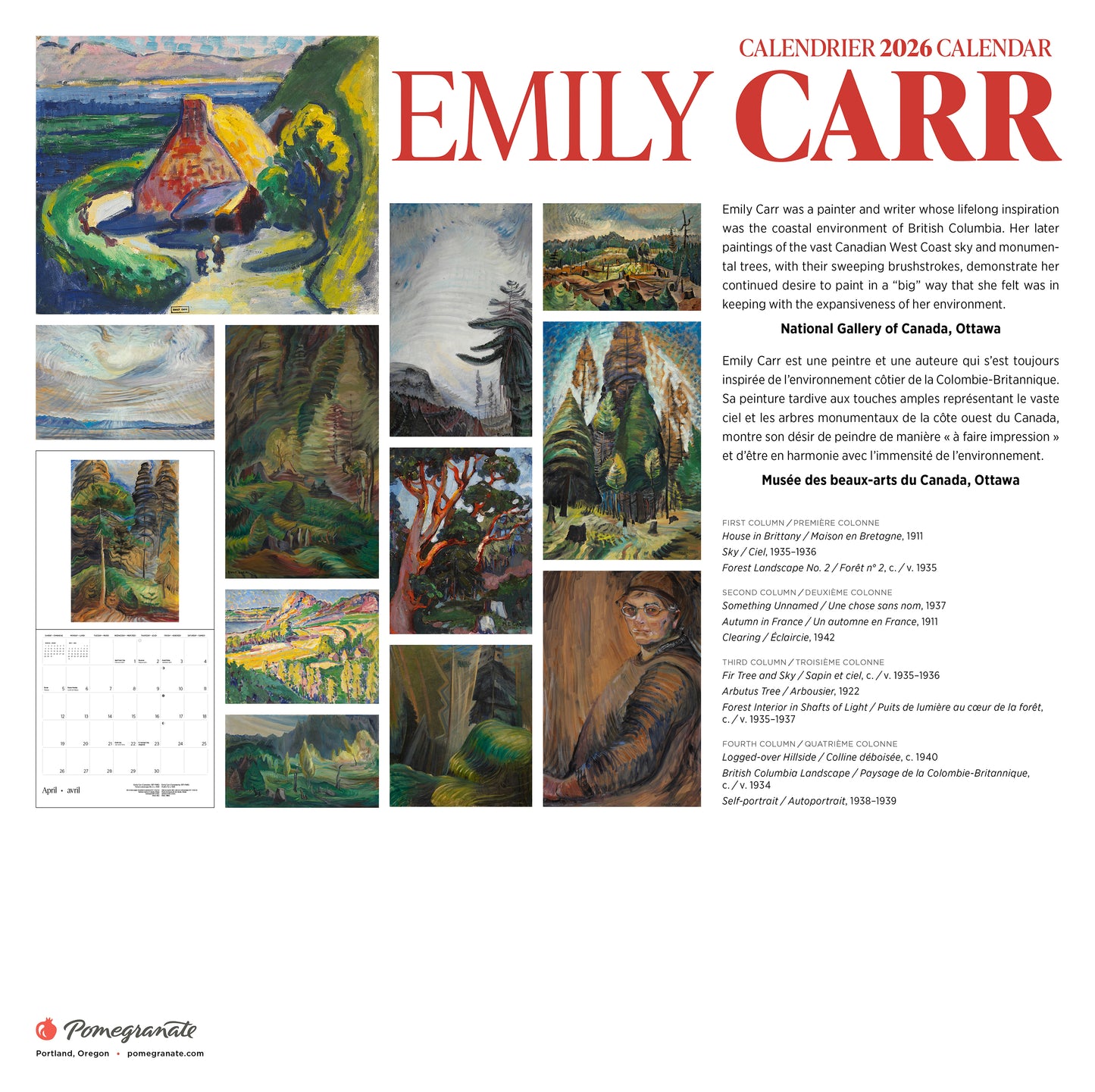 Emily Carr 2026 Wall Calendar_Back_Multipiece