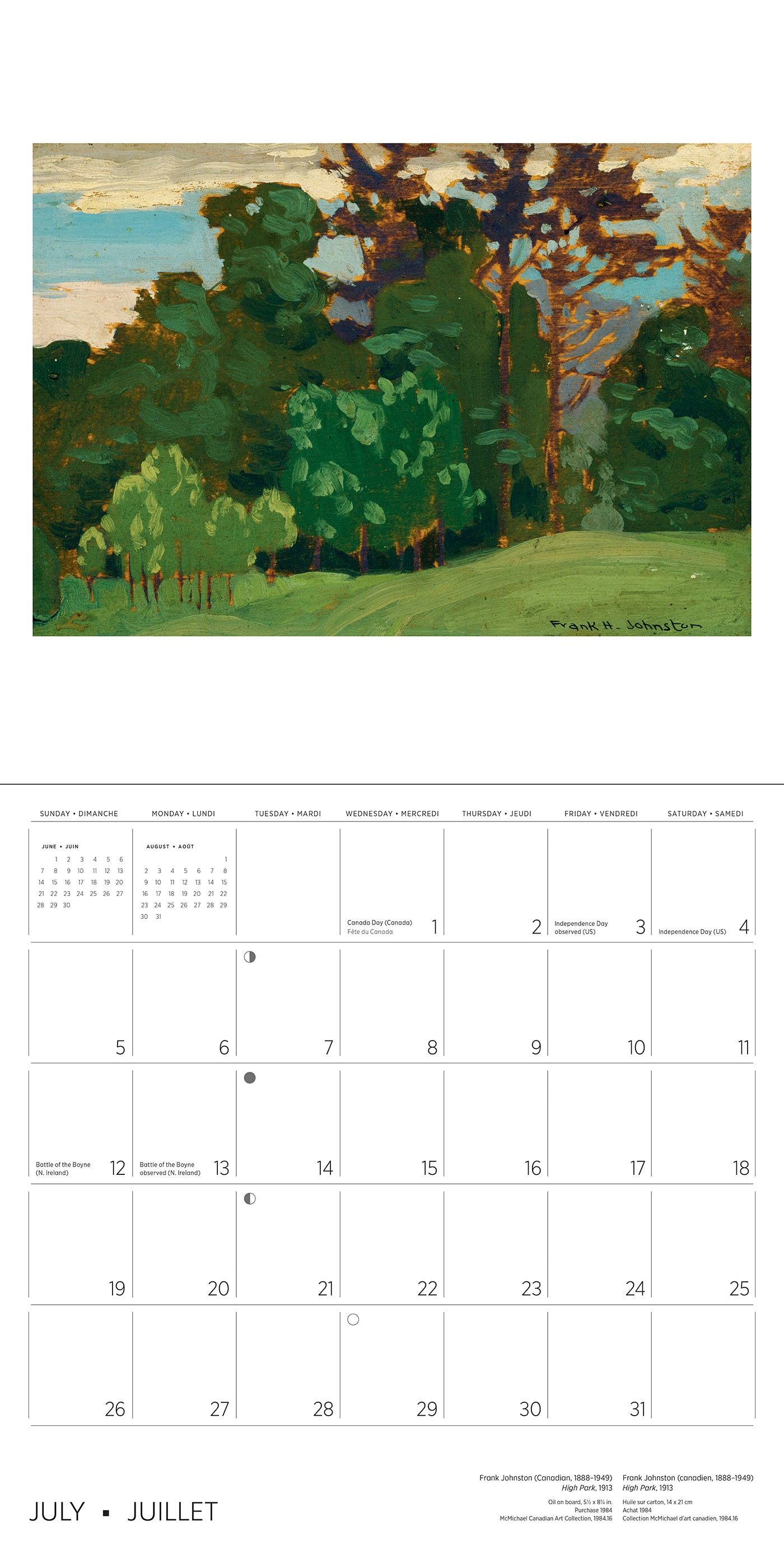 The Group of Seven 2026 Wall Calendar_Interior_5