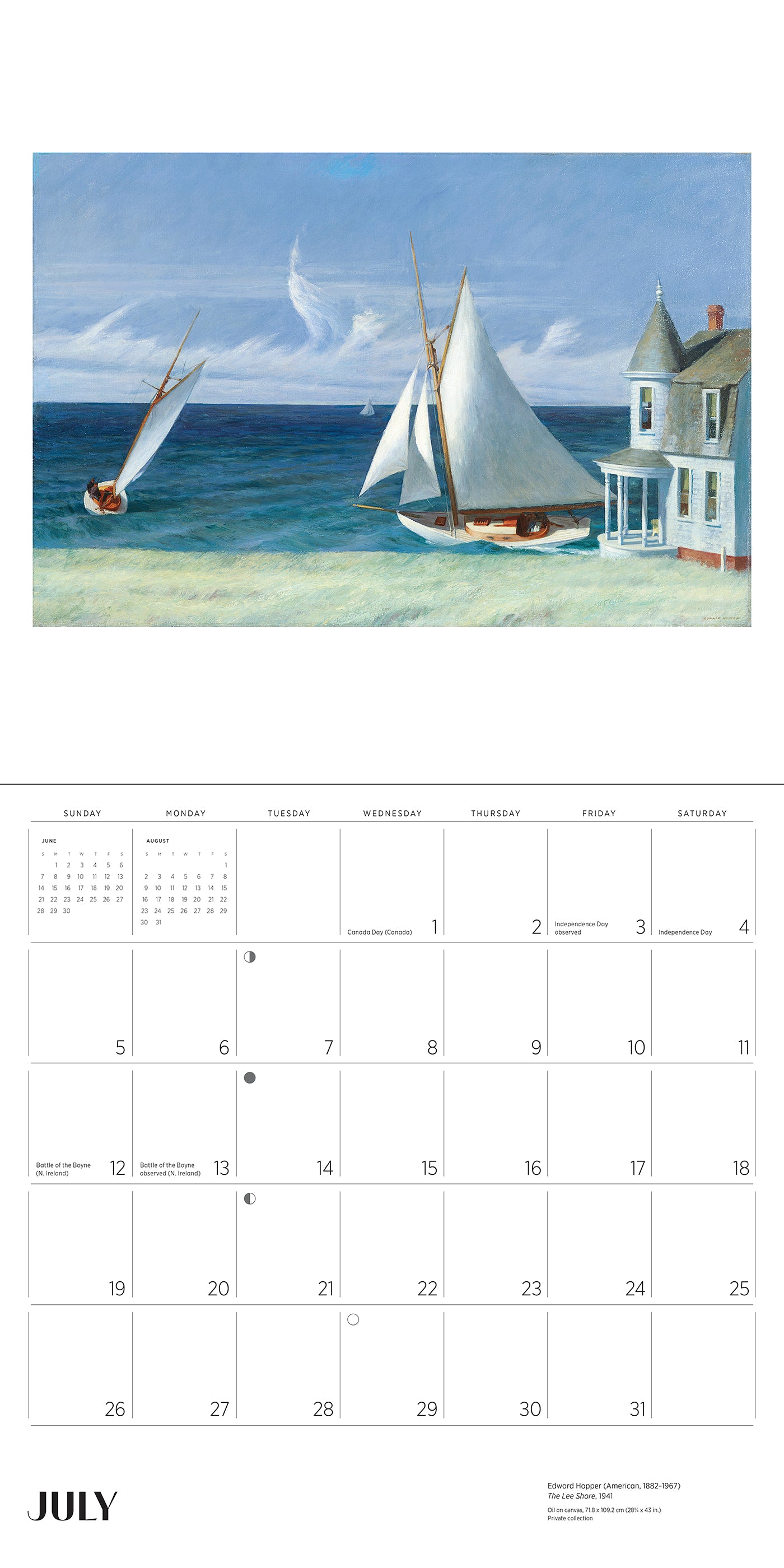 Edward Hopper 2026 Wall Calendar_Interior_1