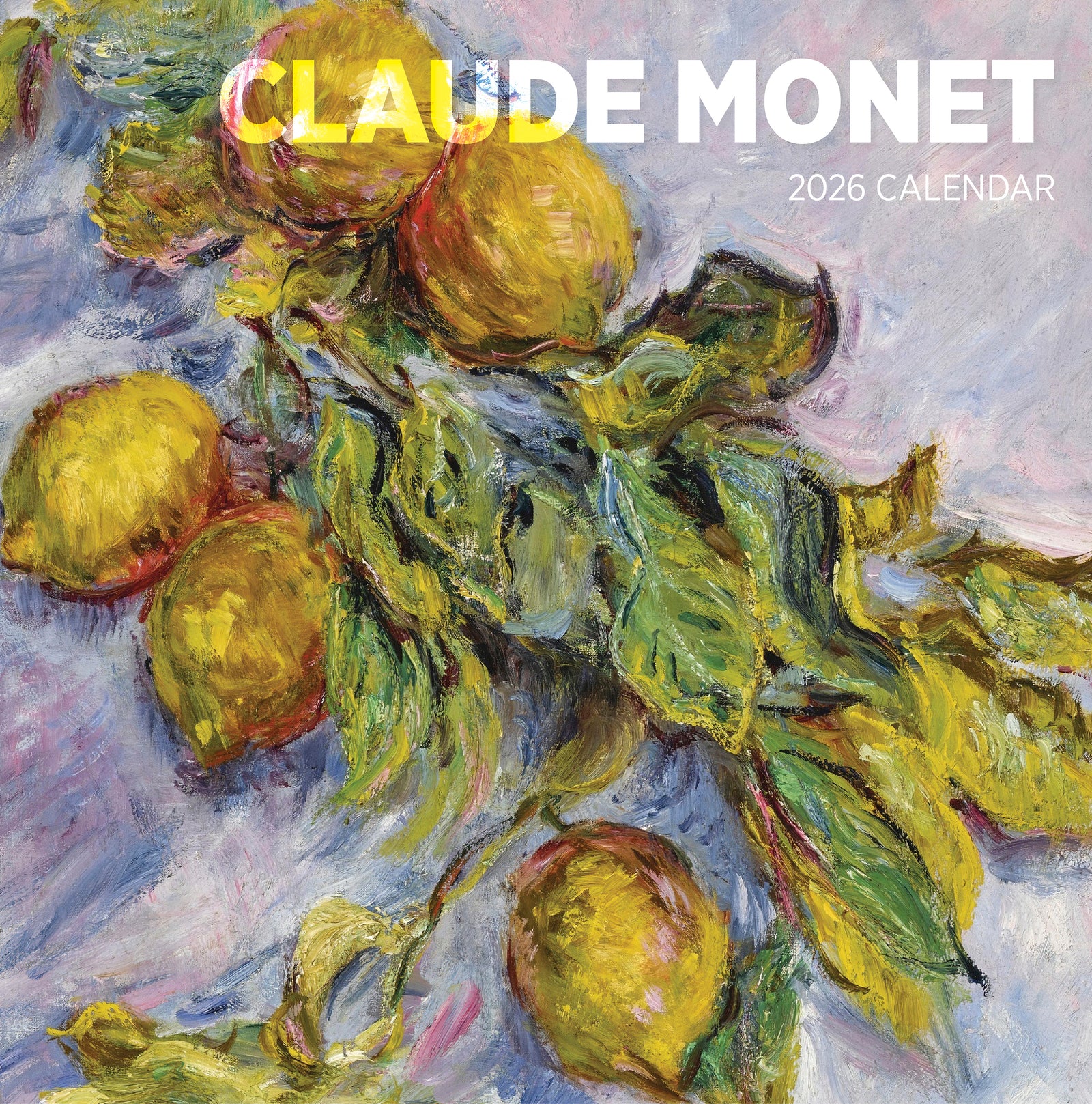 Claude Monet 2026 Wall Calendar_Front_Flat