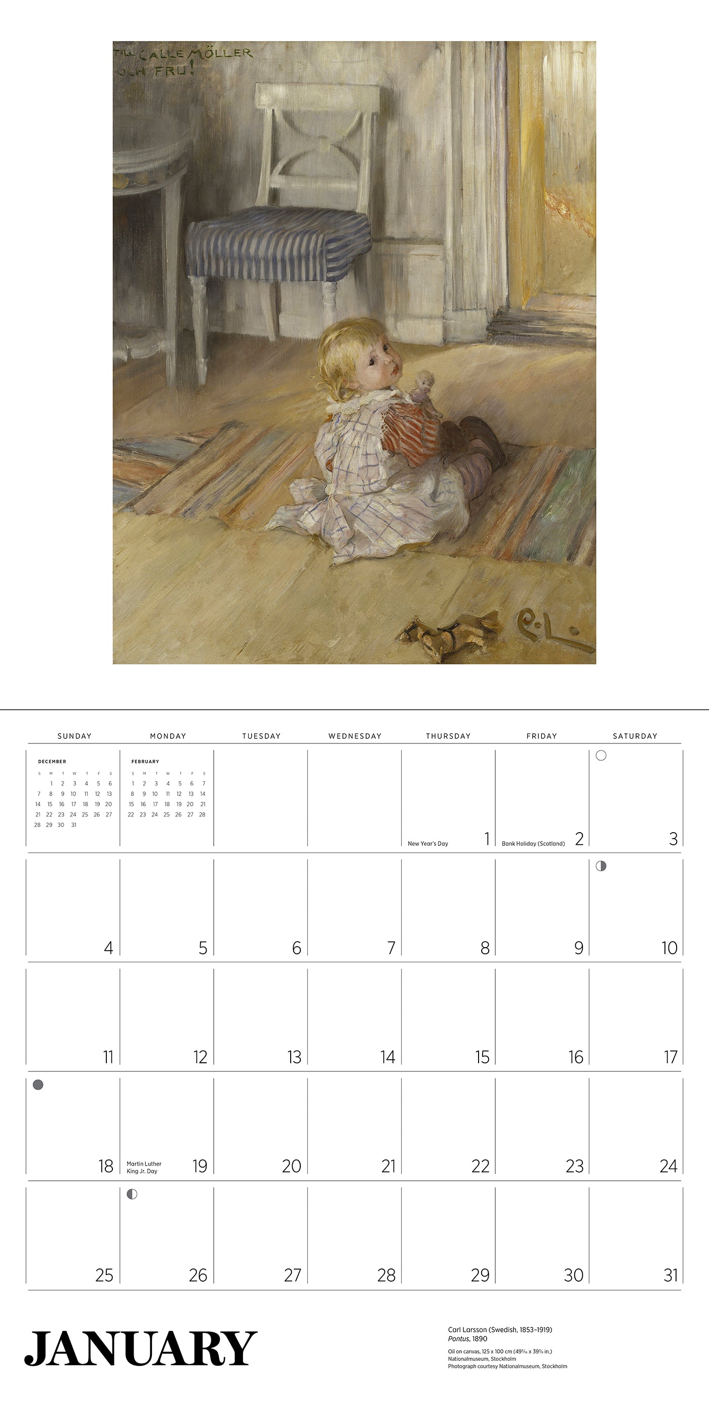 Carl Larsson 2026 Wall Calendar_Interior_1