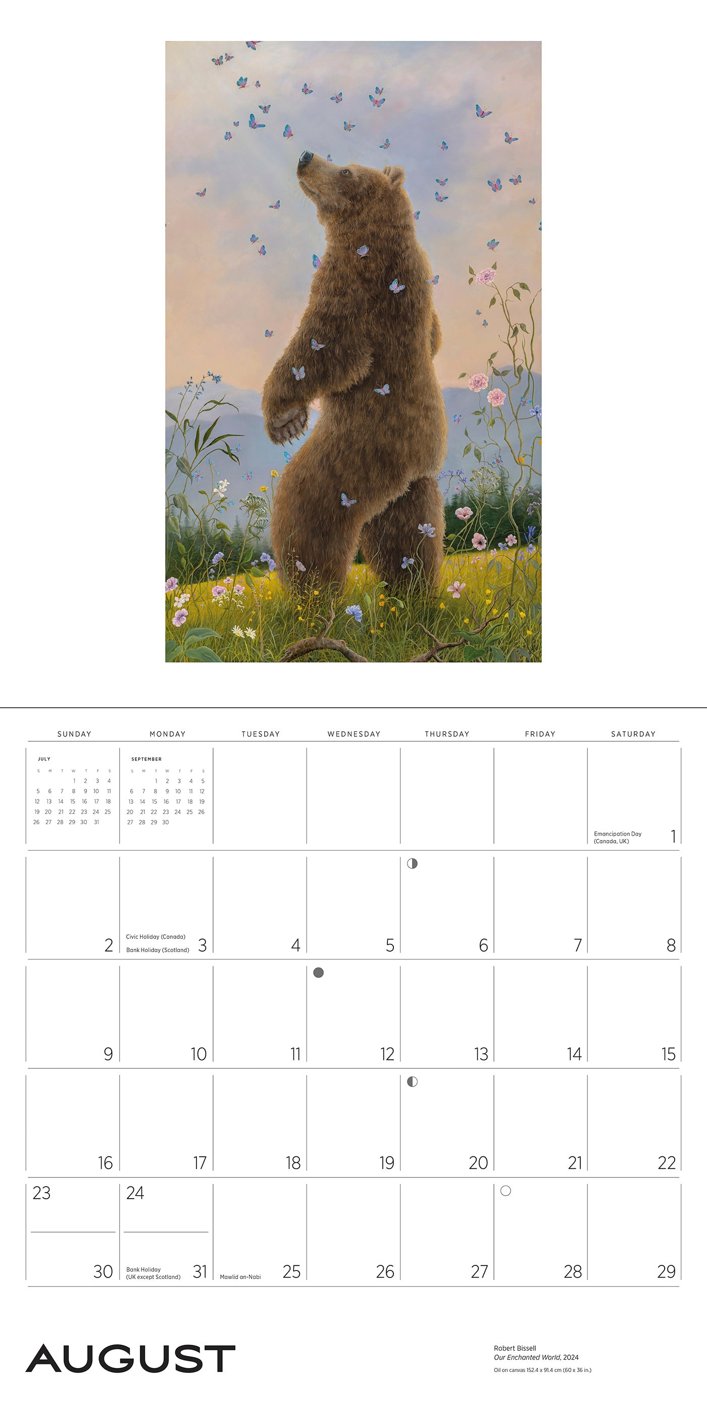 Spirit: The Paintings of Robert Bissell 2026 Wall Calendar_Interior_4