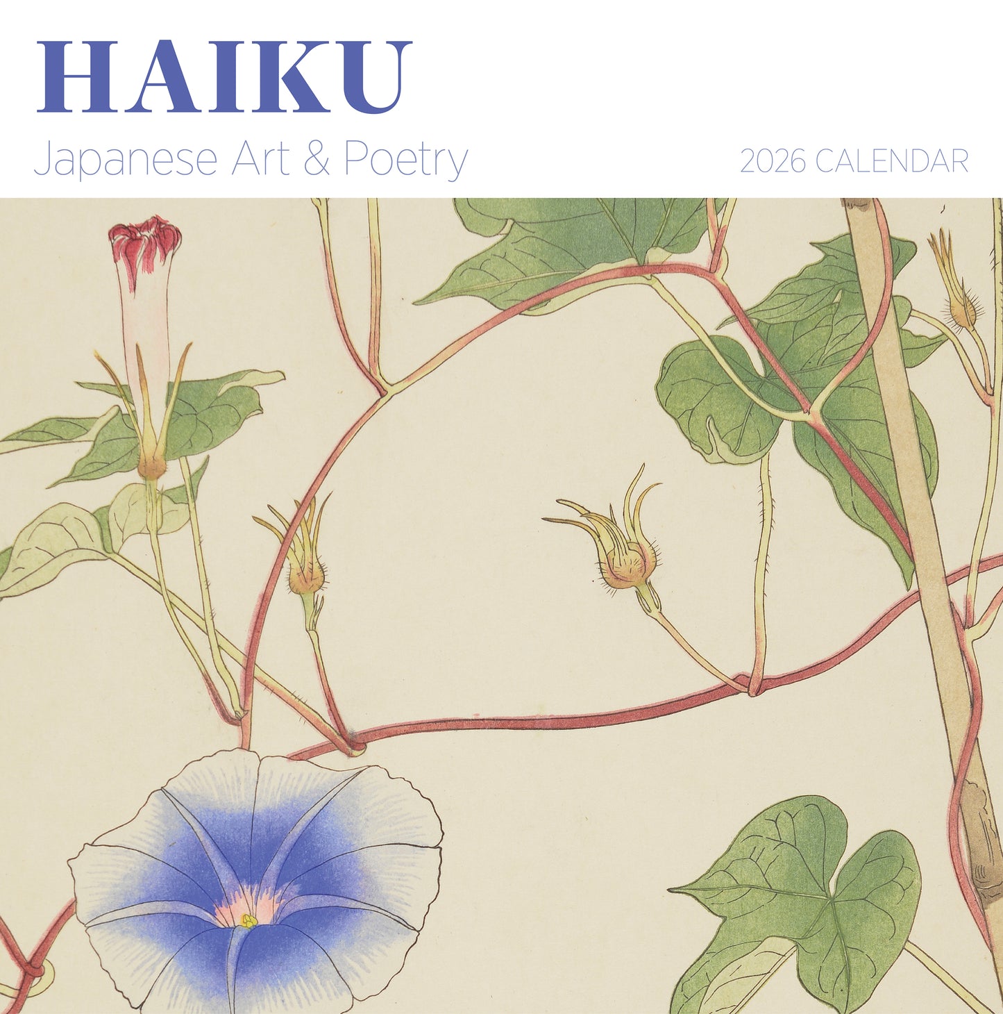 Haiku: Japanese Art and Poetry 2026 Wall Calendar_Front_Flat