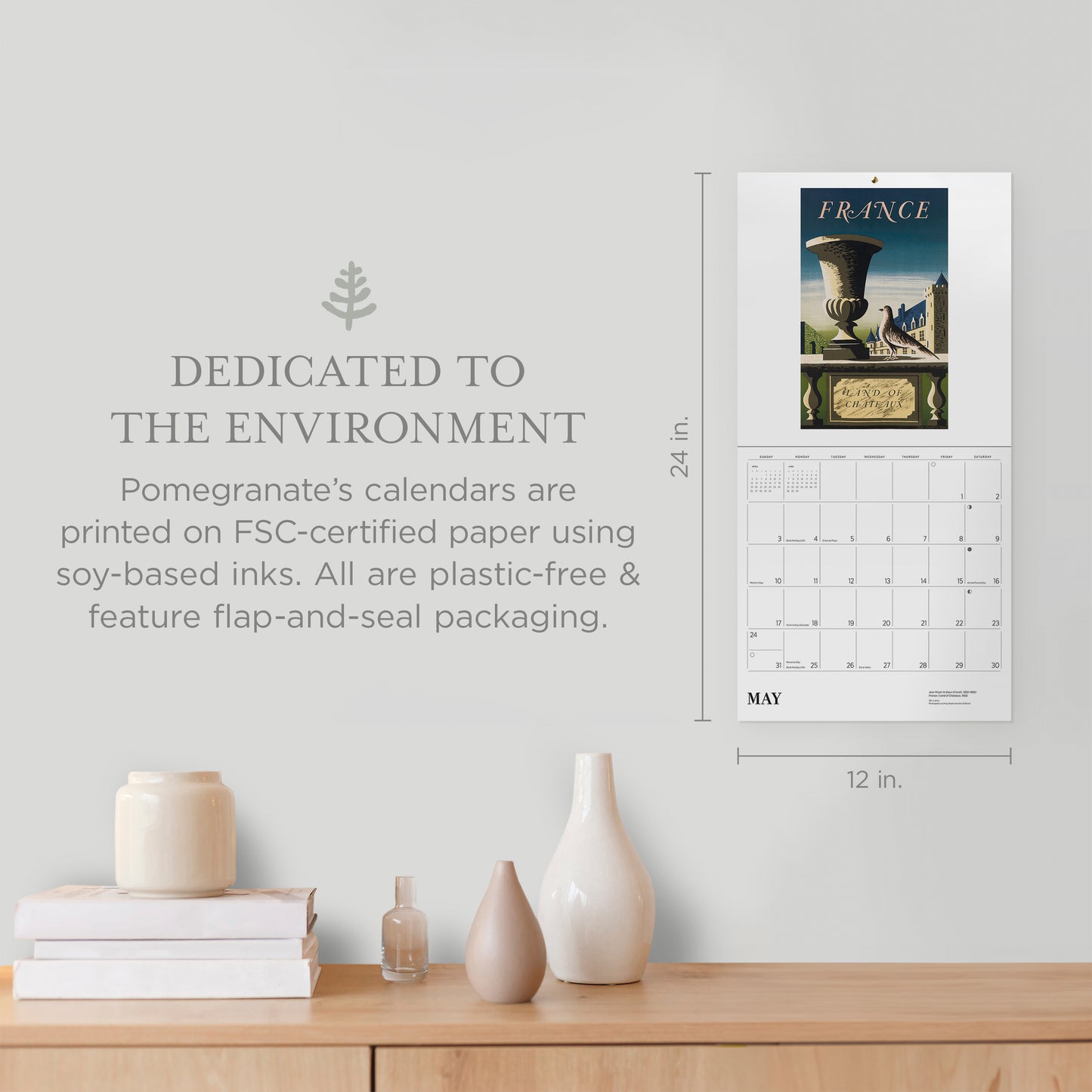 France: Vintage Travel Posters 2026 Wall Calendar_Zoom