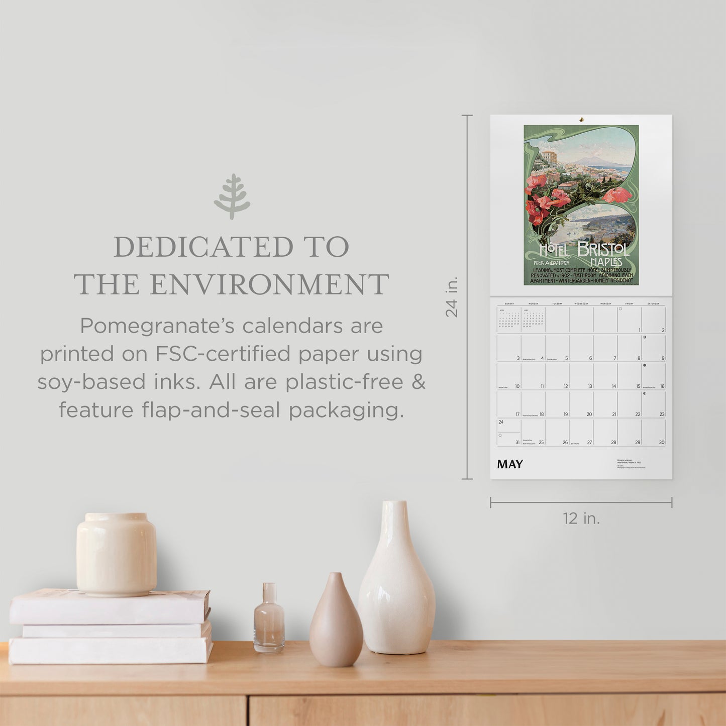 Italy: Vintage Travel Posters 2026 Wall Calendar_Zoom