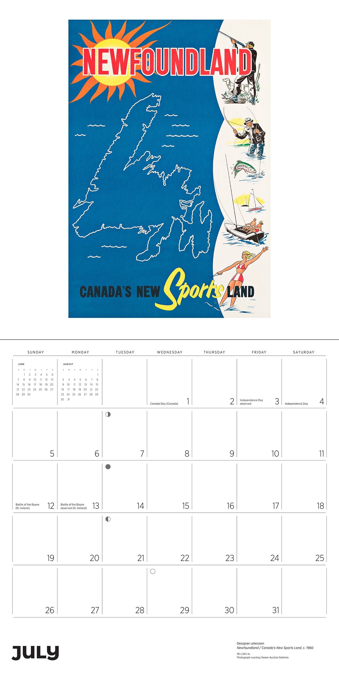 Canada: Vintage Travel Posters 2026 Wall Calendar_Interior_5