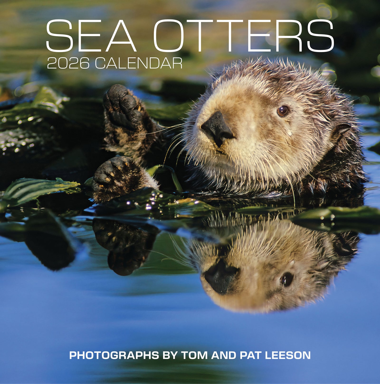 Sea Otters: Photographs by Tom and Pat Leeson 2026 Wall Calendar_Front_Flat
