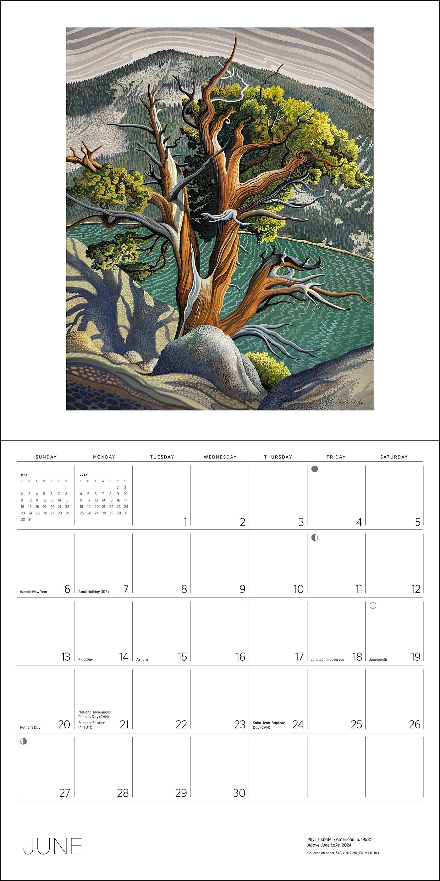 Phyllis Shafer: Nature Divine 2027 Wall Calendar_Interior_5