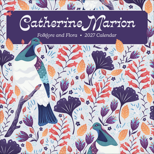 Catherine Marion: Folklore and Flora 2027 Wall Calendar_Front_Flat