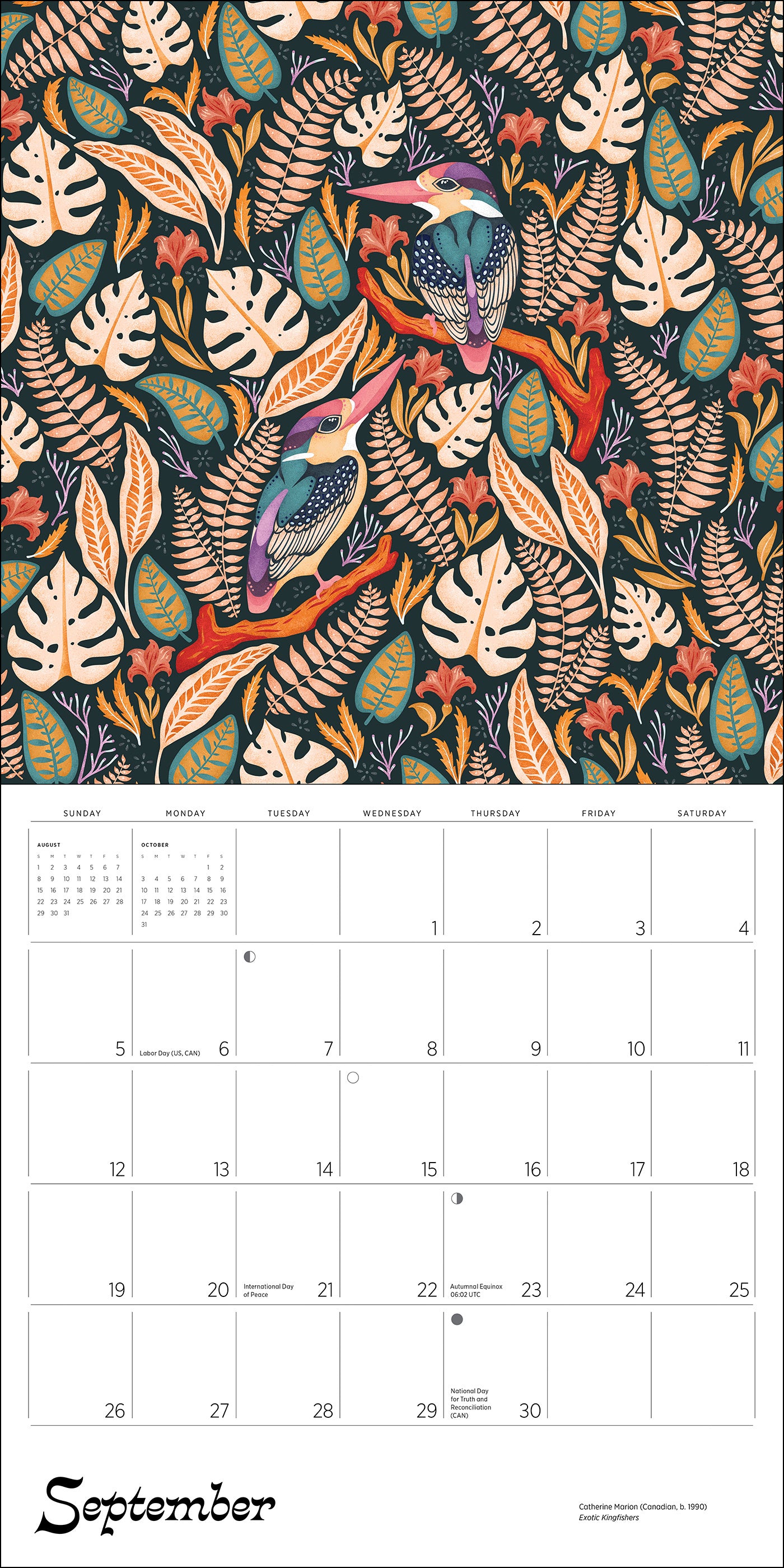 Catherine Marion: Folklore and Flora 2027 Wall Calendar_Interior_3