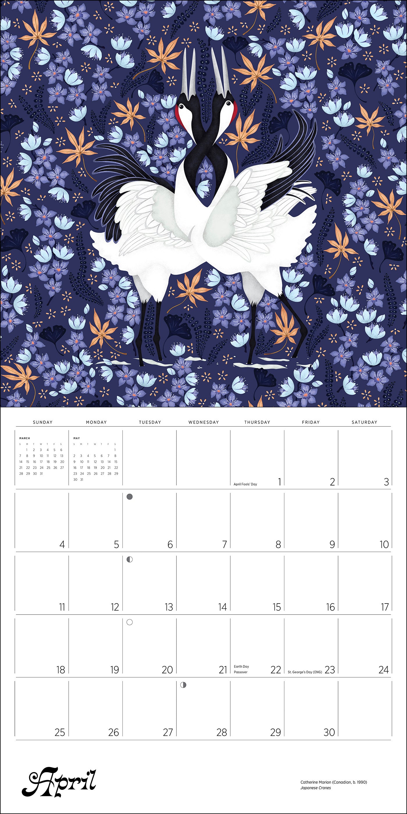 Catherine Marion: Folklore and Flora 2027 Wall Calendar_Interior_4