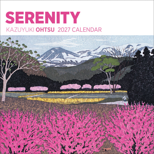 Serenity: Kazuyuki Ohtsu 2027 Wall Calendar_Front_Flat