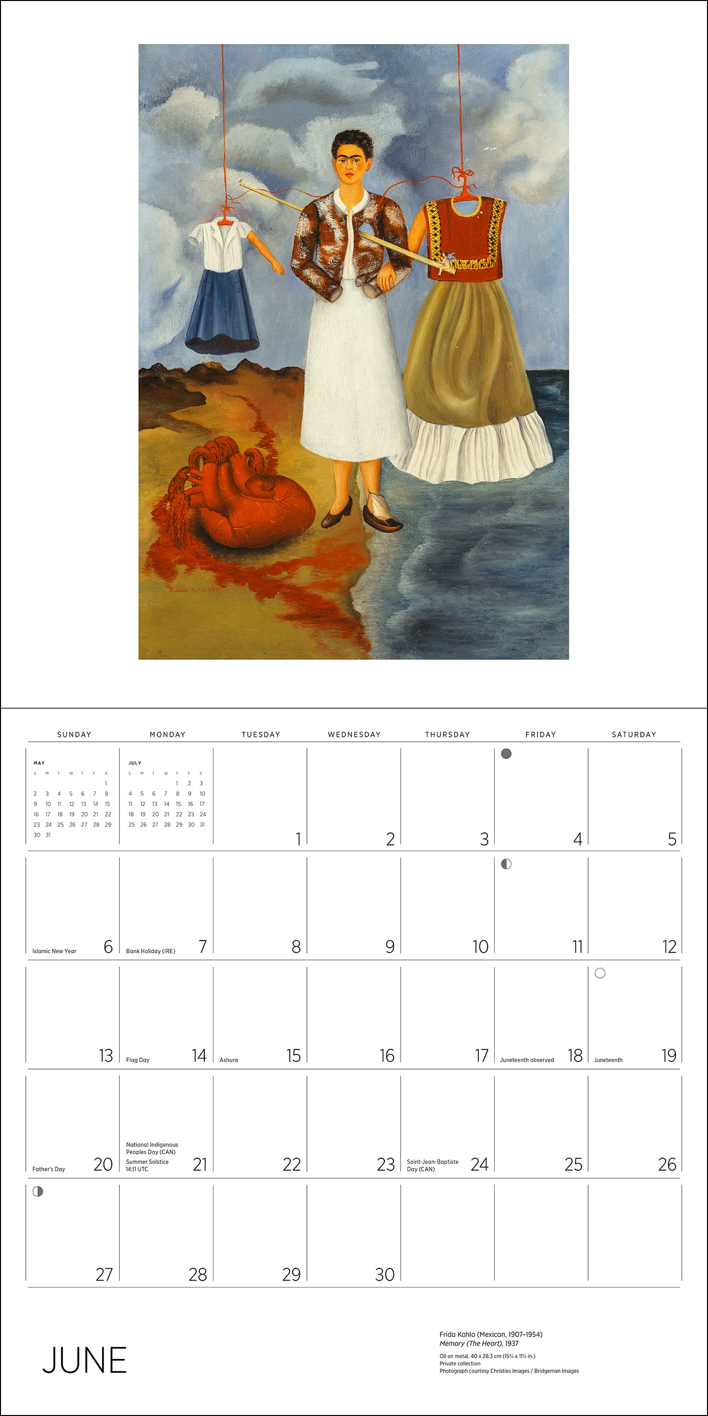 Frida Kahlo 2027 Wall Calendar_Interior_5