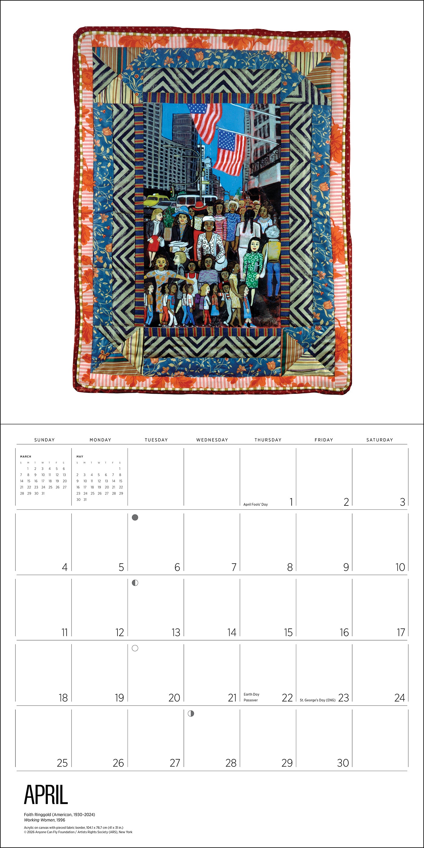 Faith Ringgold 2027 Wall Calendar_Interior_4
