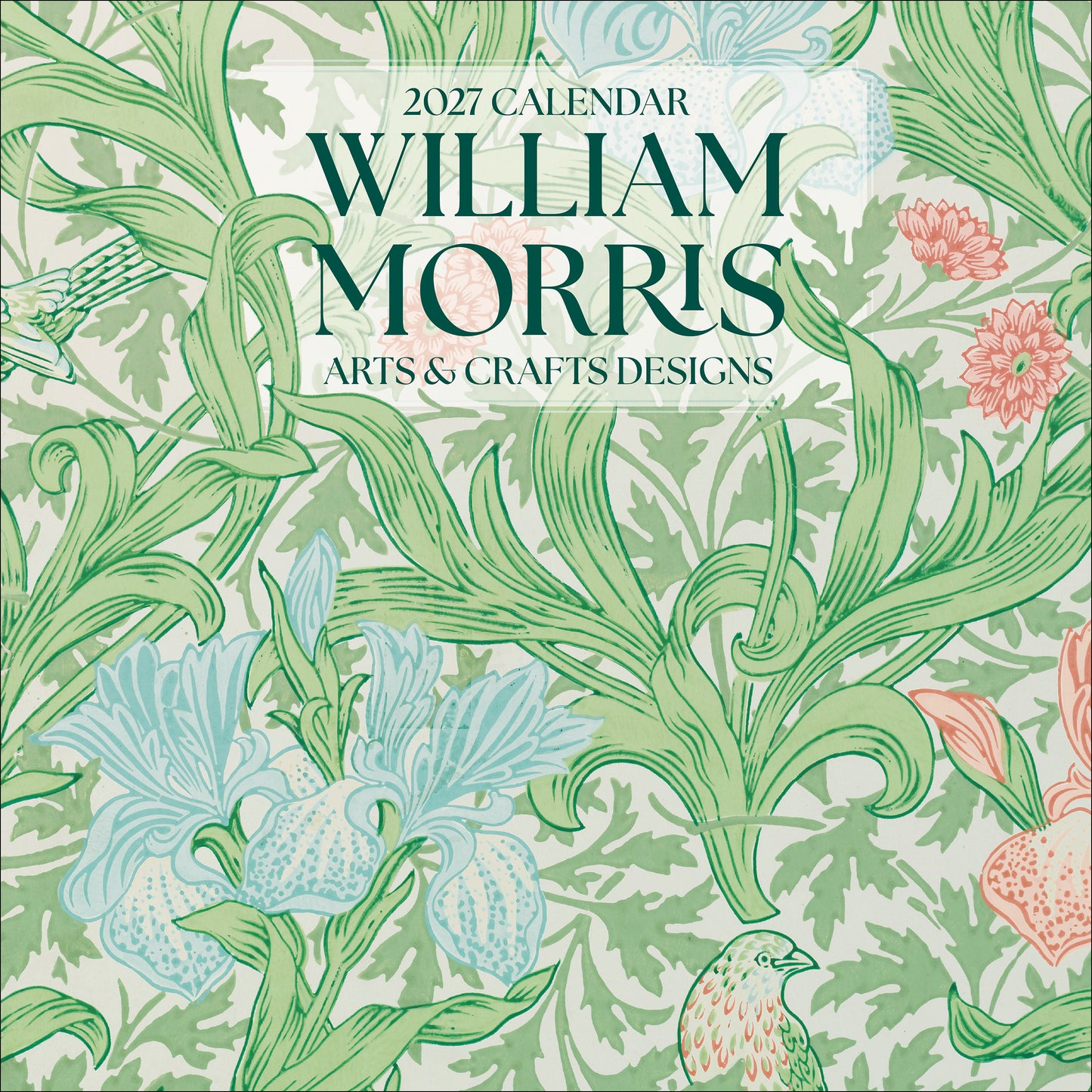 William Morris: Arts & Crafts Designs 2027 Wall Calendar_Front_Flat