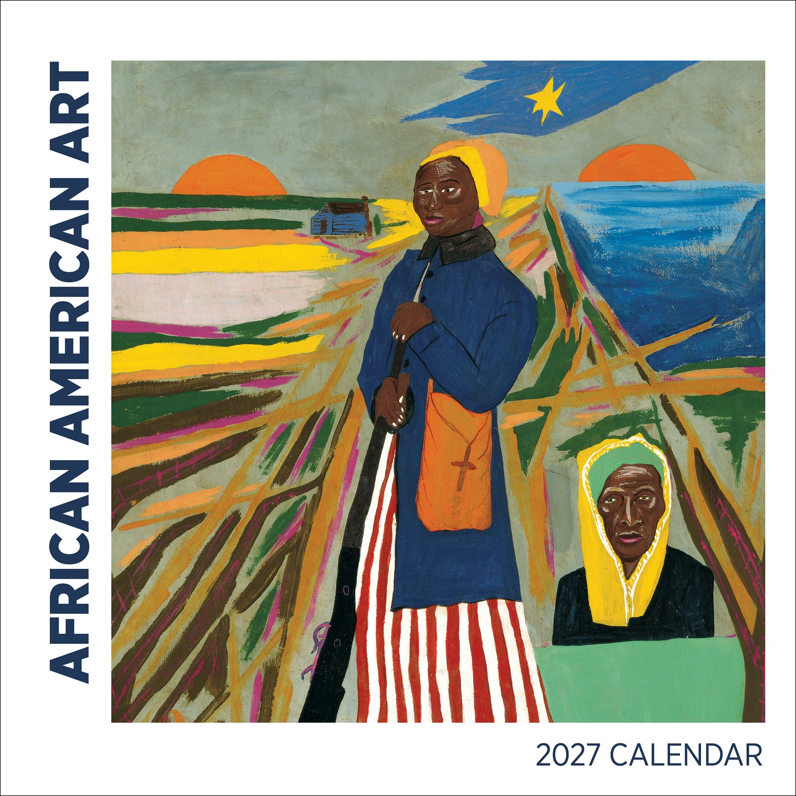 African American Art 2027 Wall Calendar_Front_Flat