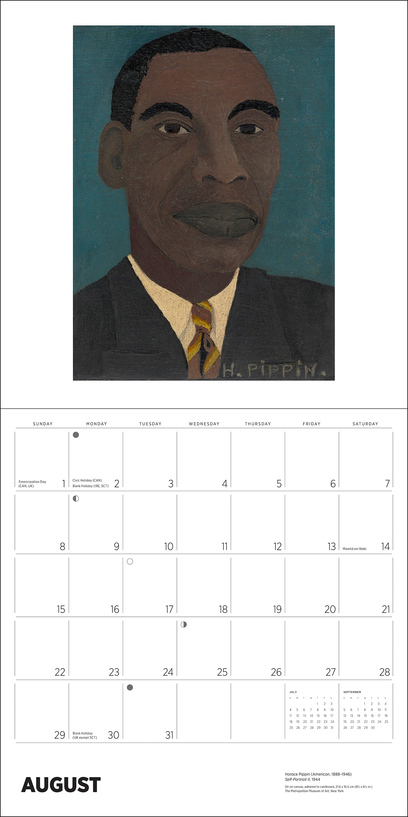 African American Art 2027 Wall Calendar_Interior_1