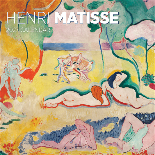 Henri Matisse 2027 Wall Calendar_Front_Flat