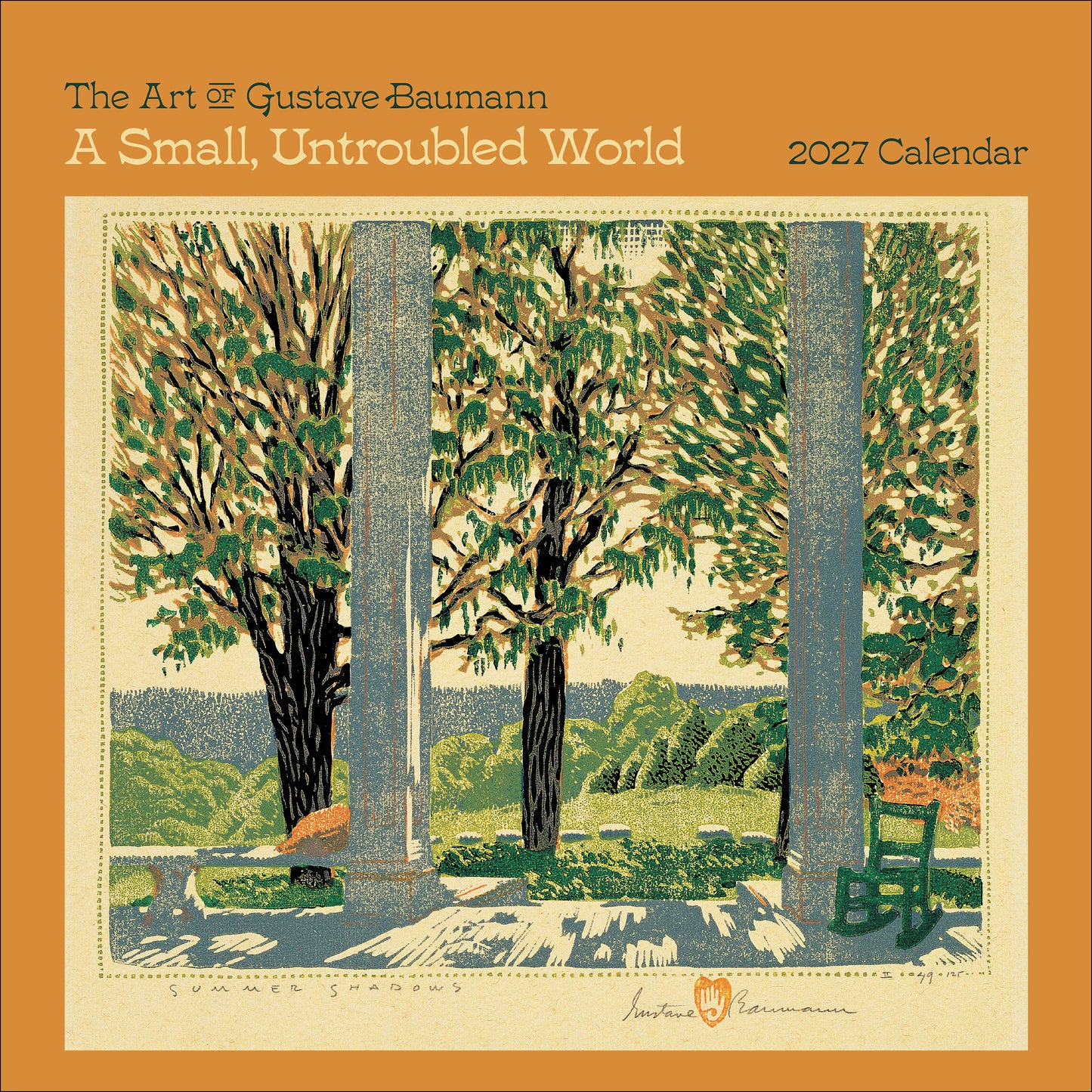 A Small, Untroubled World: The Art of Gustave Baumann 2027 Wall Calendar_Front_Flat