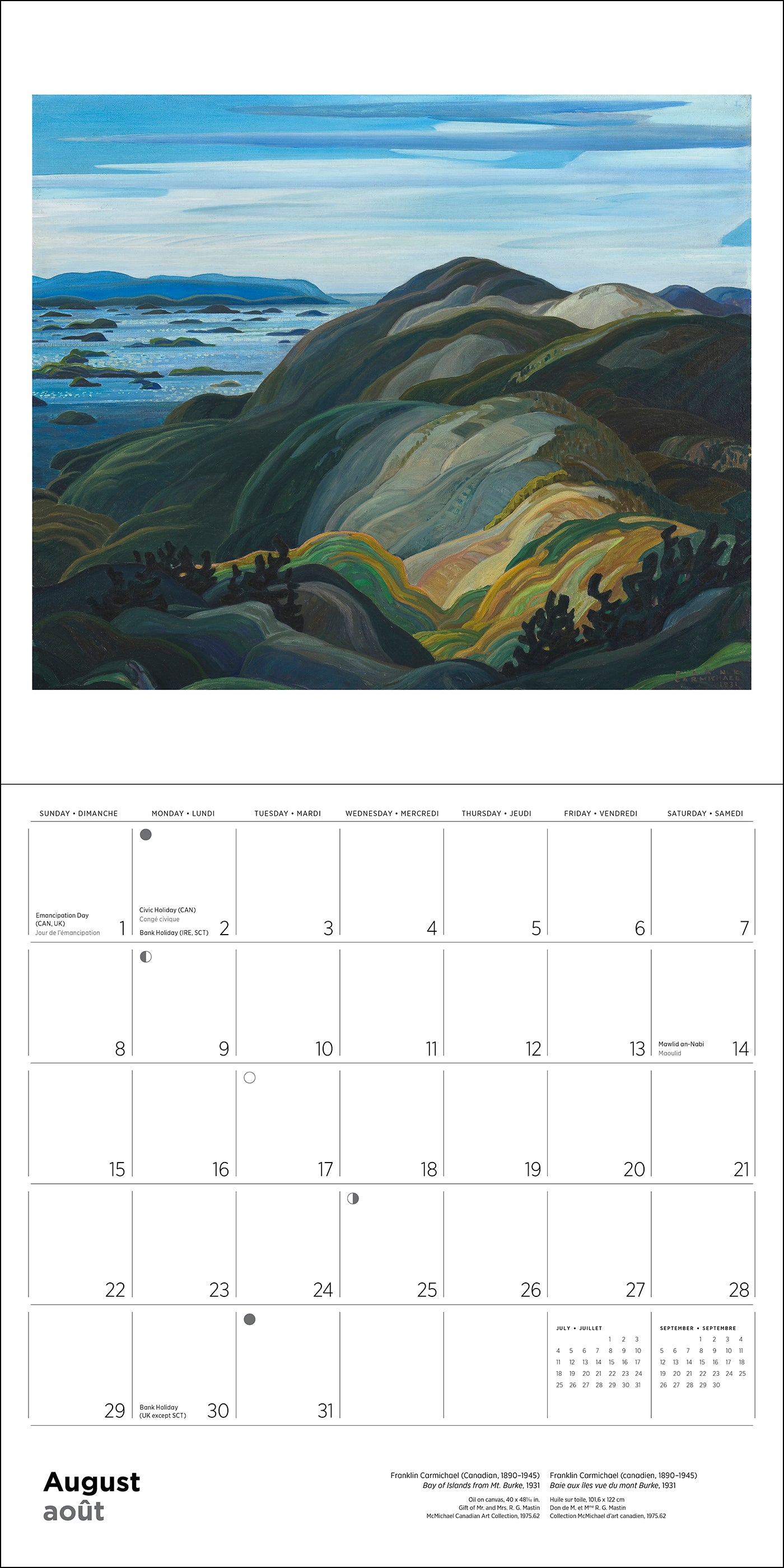 The Group of Seven 2027 Wall Calendar_Interior_5