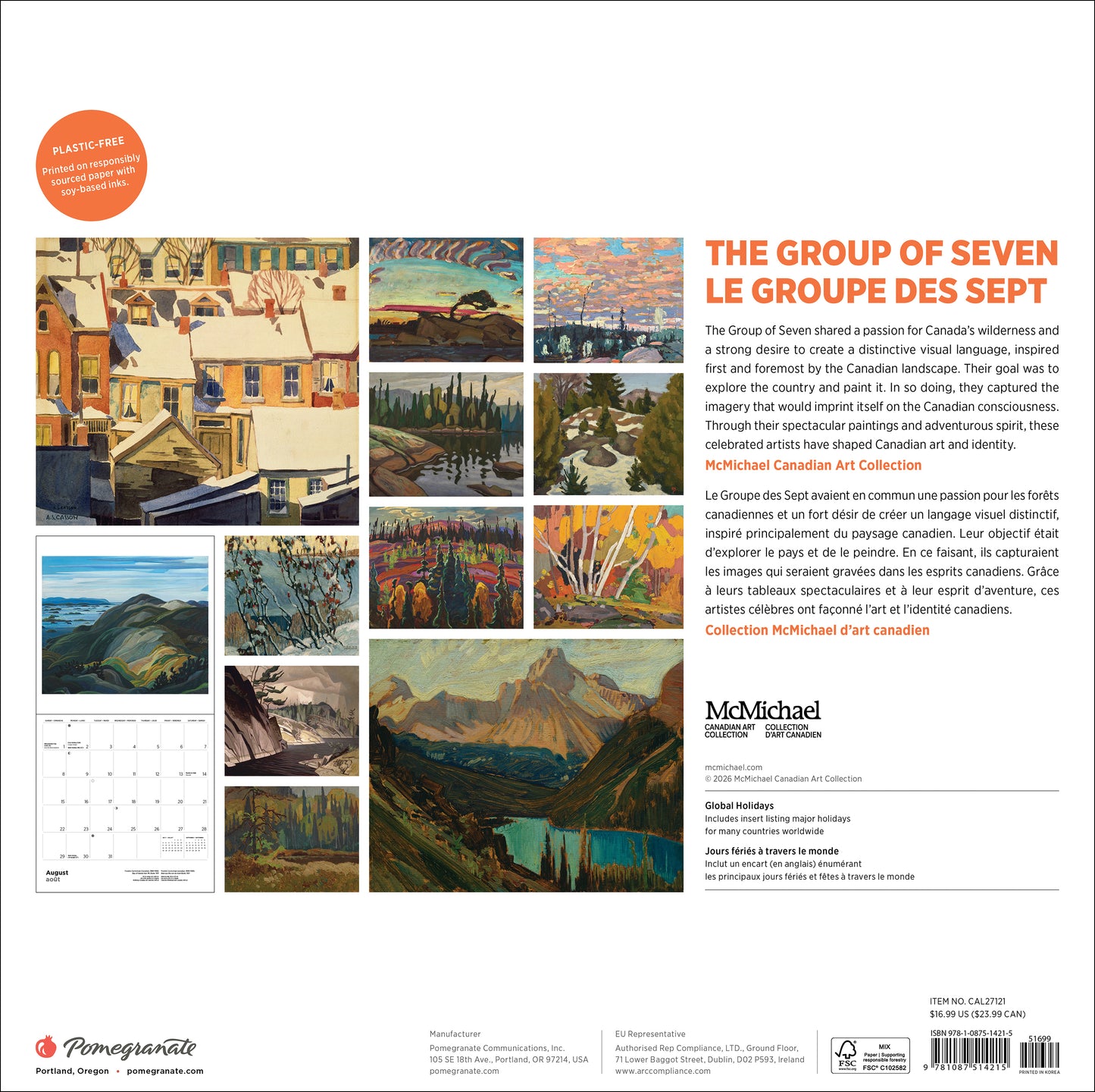 The Group of Seven 2027 Wall Calendar_Back_Multipiece