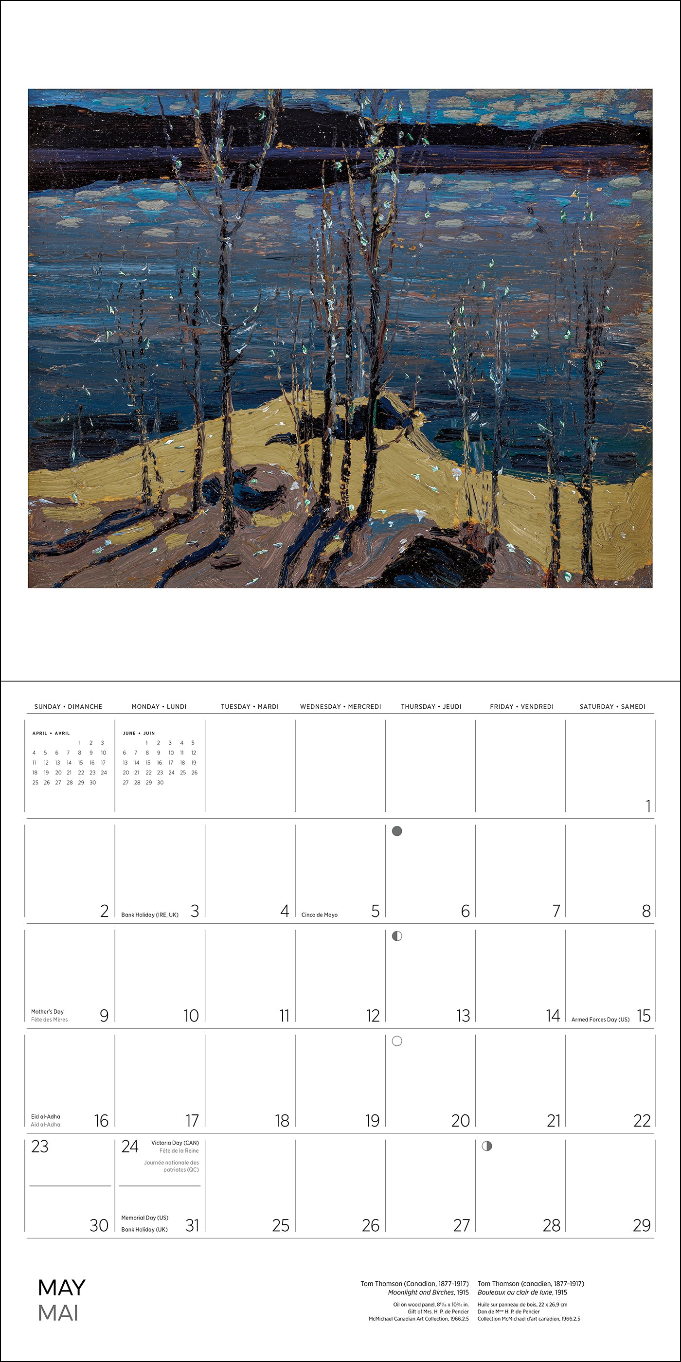 Tom Thomson 2027 Wall Calendar_Interior_5