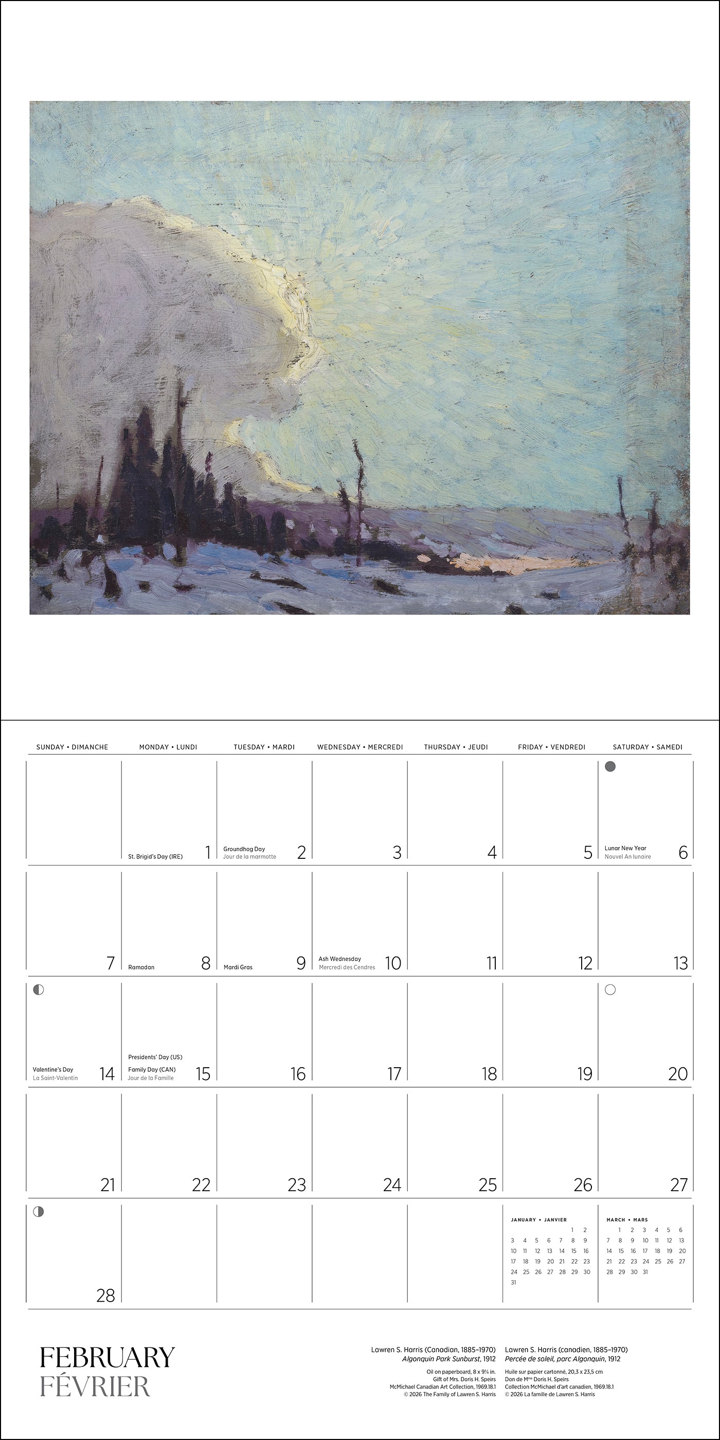 Lawren S. Harris 2027 Wall Calendar_Interior_2