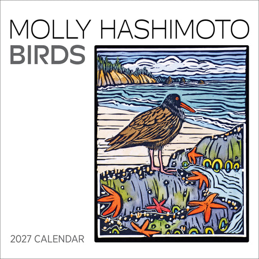 Molly Hashimoto: Birds 2027 Wall Calendar_Front_Flat
