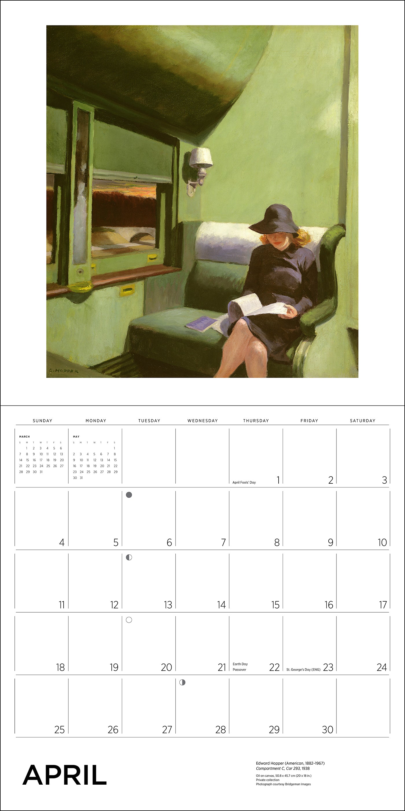 Edward Hopper 2027 Wall Calendar_Interior_3