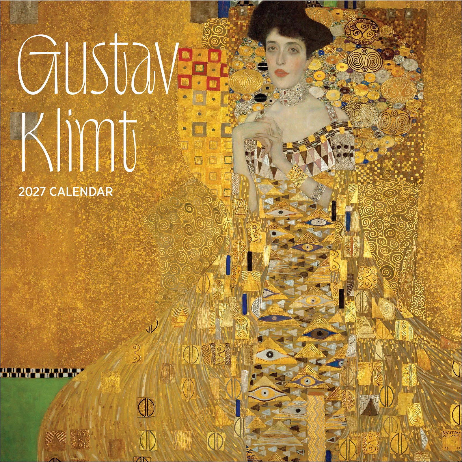 Gustav Klimt 2027 Wall Calendar_Front_Flat