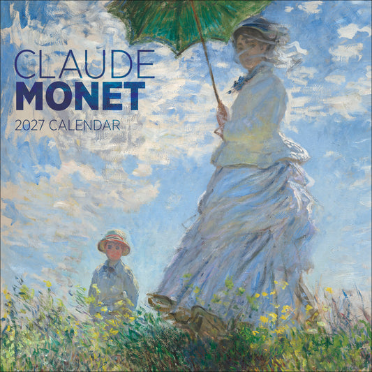 Claude Monet 2027 Wall Calendar_Front_Flat