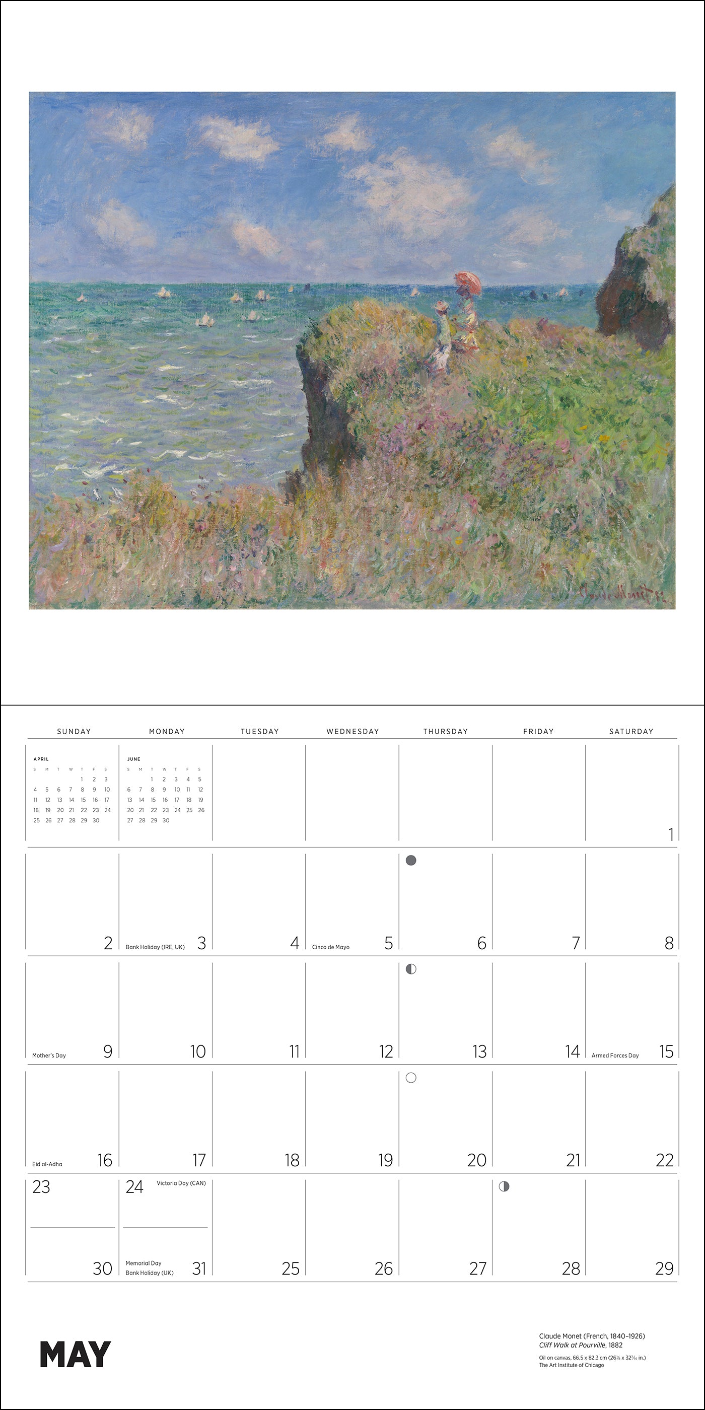 Claude Monet 2027 Wall Calendar_Interior_4