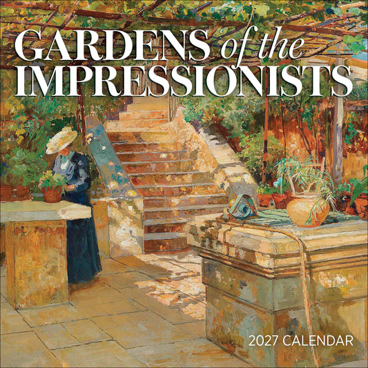 Gardens of the Impressionists 2027 Wall Calendar_Front_Flat
