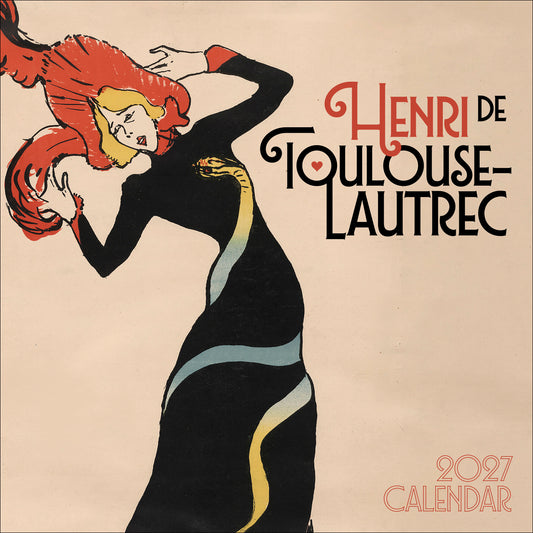 Henri de Toulouse-Lautrec 2027 Wall Calendar_Front_Flat