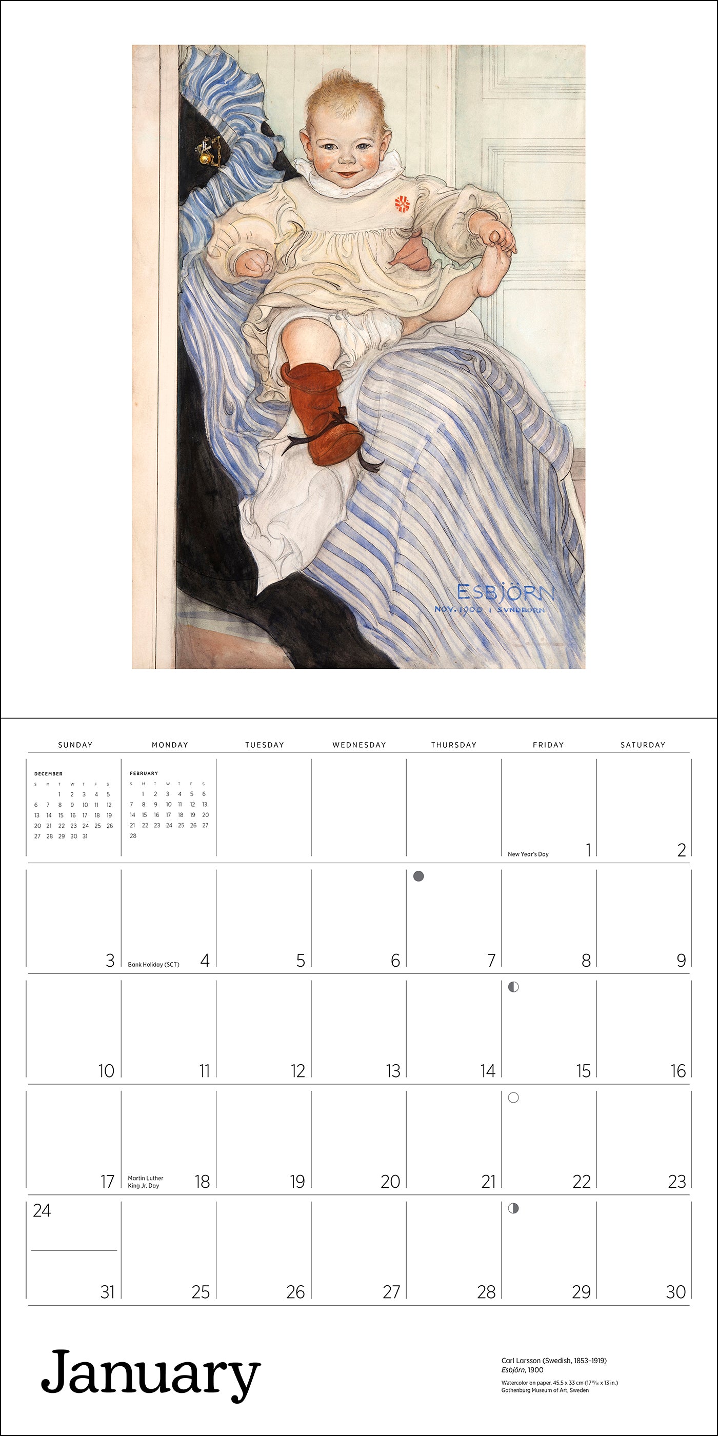 Carl Larsson 2027 Wall Calendar_Interior_1