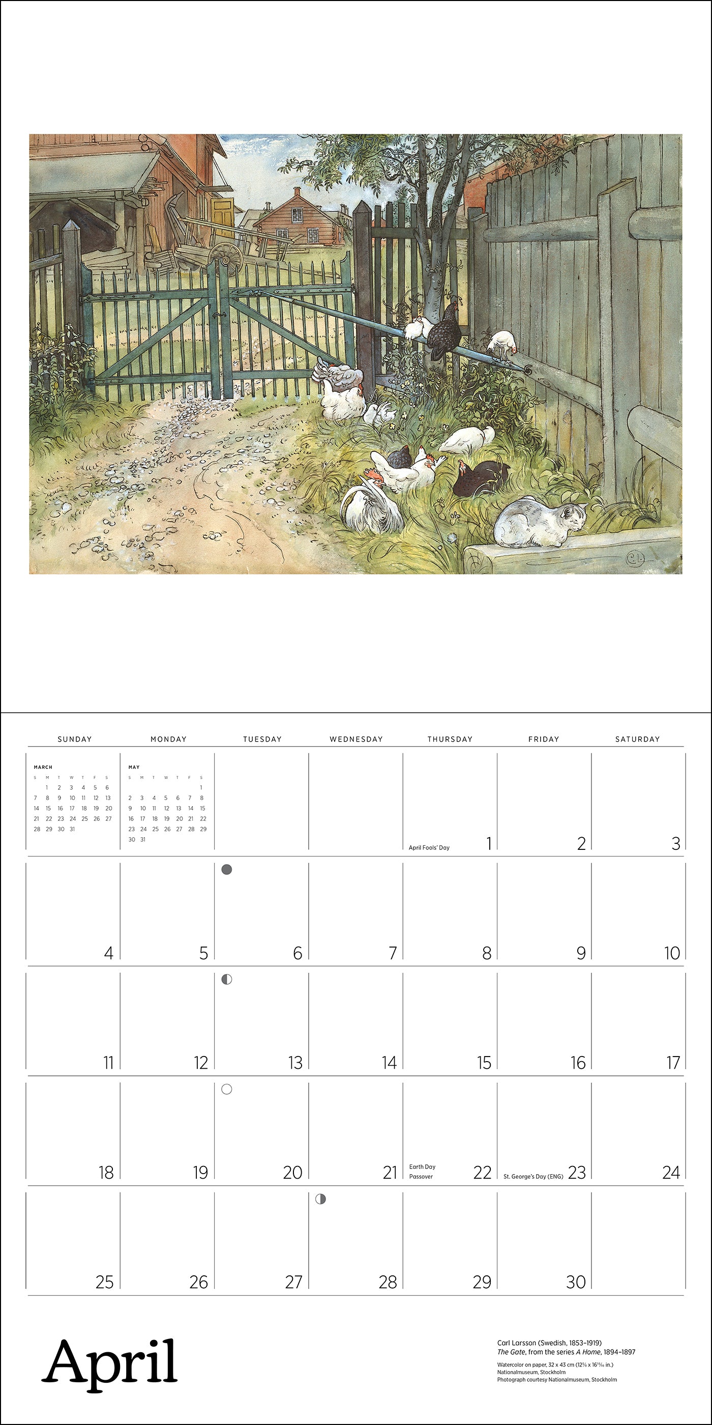 Carl Larsson 2027 Wall Calendar_Interior_3